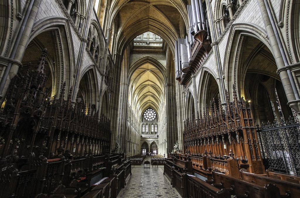 Truro Cathedral and cityscape